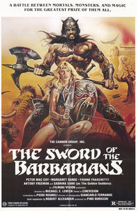 Sword of the Barbarians Movie Poster Print capturing epic adventure.