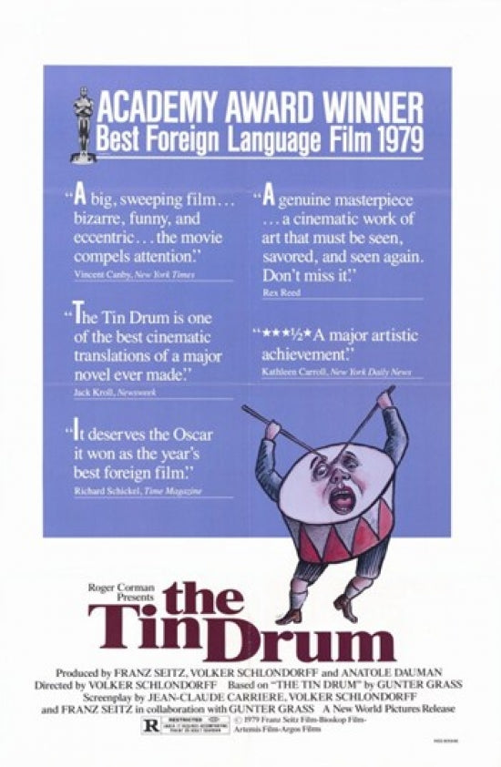 The Tin Drum Movie Poster Print showcasing vibrant imagery and colors.