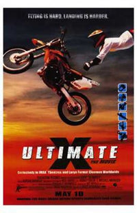 Ultimate X the Movie Poster Print showing vibrant action visuals.