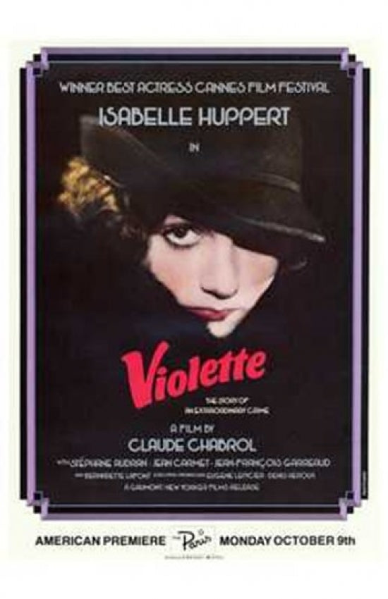 Violette Noziere Movie Poster Print showcasing cinematic art.