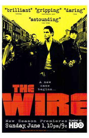 The Wire Movie Poster featuring iconic series visuals.