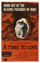 Time to Love Time to Die Movie Poster Print showcasing vibrant imagery.