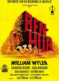 Ben Hur Movie Poster Print showcasing the classic film.