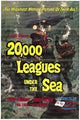 20,000 Leagues Under the Sea Movie Poster Print showcasing vibrant colors and adventure theme.