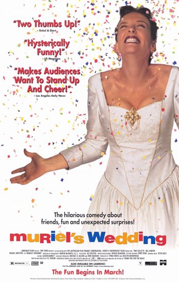 Muriel's Wedding Movie Poster Print showcasing the iconic film.