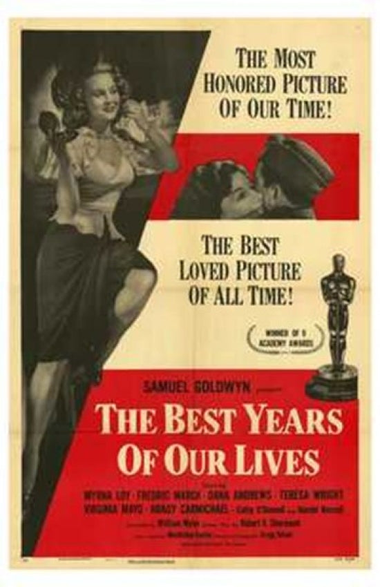 Best Years of Our Lives Movie Poster Print showcasing classic film art.