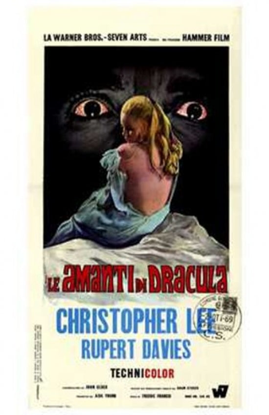 Dracula Has Risen from the Grave Movie Poster - Classic Horror Art
