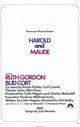 Harold and Maude Movie Poster Print featuring iconic film imagery.