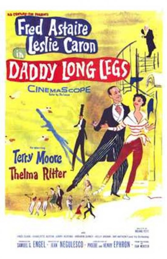 Daddy Long Legs Movie Poster Print featuring vibrant imagery