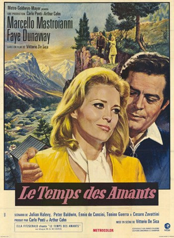 A Place for Lovers Movie Poster Print featuring classic romantic cinema art.