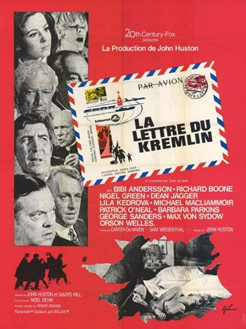 The Kremlin Letter Movie Poster Print showcasing classic film art.
