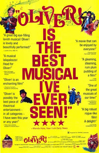 Oliver Movie Poster Print showcasing classic cinema art.