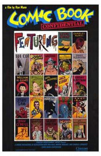 Comic Book Confidential Movie Poster Print showcasing vibrant comic art.
