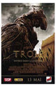 Troy Movie Poster featuring epic imagery from the film