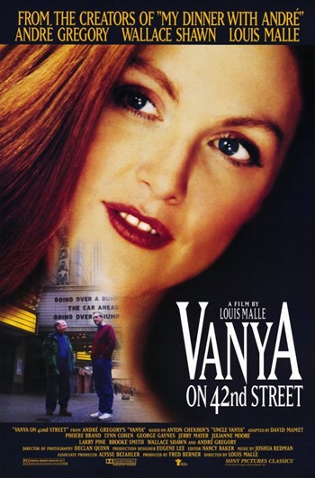 Vanya on 42nd Street Movie Poster Print featuring theatrical design.