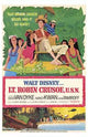 Lt. Robin Crusoe USN Movie Poster Print showcasing adventure and comedy.