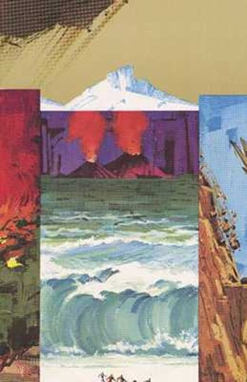 In Search of the Castaways Movie Poster Print showcasing classic adventure film art.