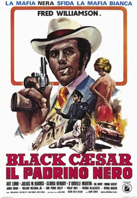 Black Caesar Movie Poster Print showcasing iconic film imagery.