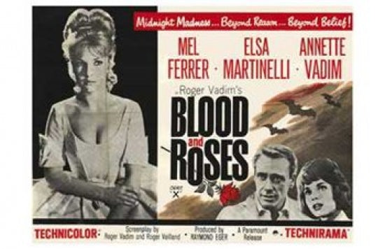 Blood and Roses Movie Poster Print in vibrant colors