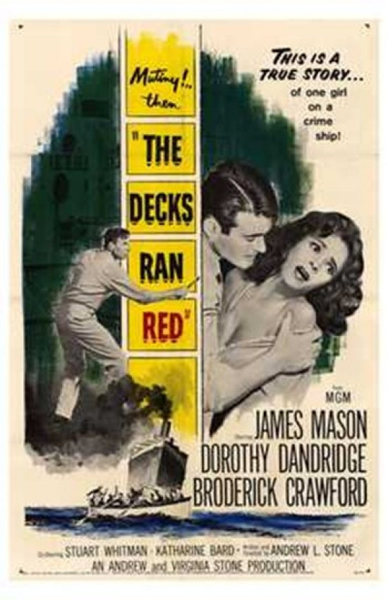 The Decks Ran Red Movie Poster Print showcasing intense visuals.