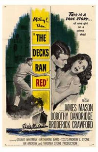 The Decks Ran Red Movie Poster Print showcasing intense visuals.