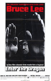 Enter the Dragon Movie Poster featuring Bruce Lee.