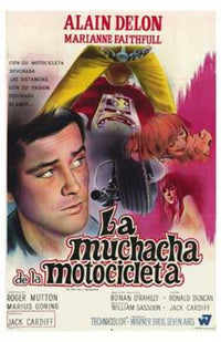 The Girl on a Motorcycle Movie Poster Print featuring iconic film imagery.
