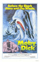Moby Dick Movie Poster Print featuring Captain Ahab and the white whale.