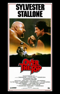 Over the Top Movie Poster Print featuring iconic imagery from the 1987 film.