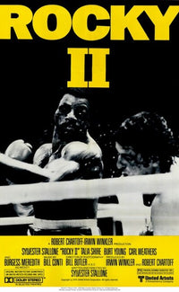 Rocky 2 Movie Poster featuring iconic sequel artwork.