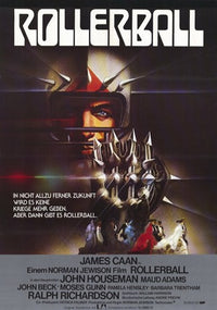 Rollerball Movie Poster Print showcasing action and excitement.