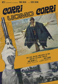 Run Man Run Movie Poster Print featuring dramatic cinematic art.