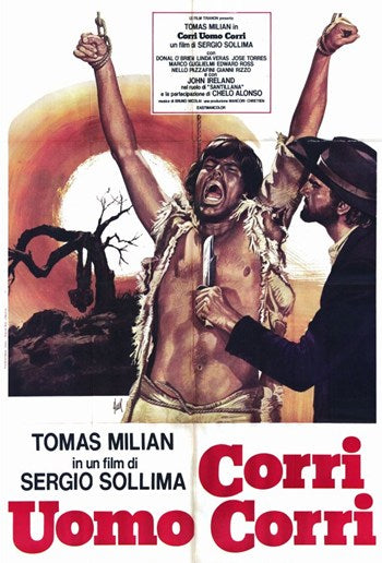 Run Man Run Movie Poster Print showcasing thrilling cinema art.