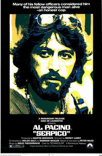 Serpico Movie Poster Print featuring Al Pacino