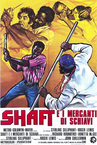 Shaft in Africa Movie Poster Print showcasing classic cinema.
