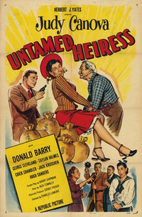 Untamed Heiress Movie Poster Print showcasing vibrant artwork.