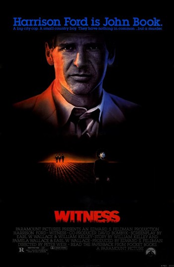 Witness Movie Poster Print showcasing iconic film imagery.