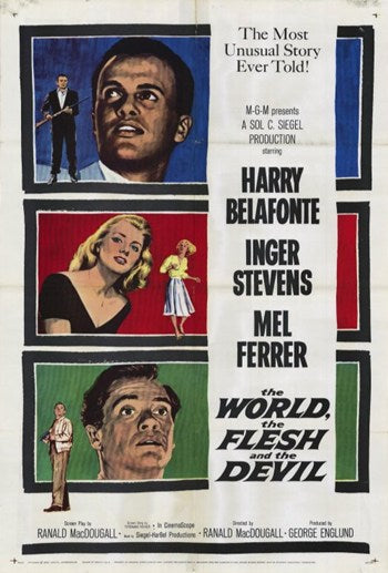 The Flesh and the Devil Movie Poster Print featuring classic film art.