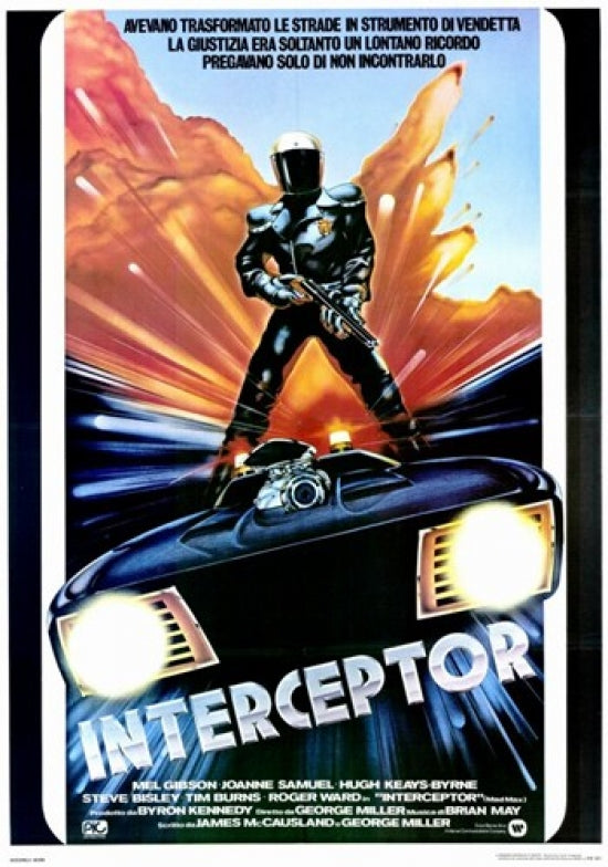 Mad Max Movie Poster Print featuring iconic film imagery.