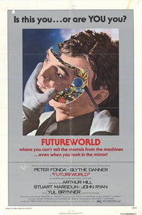 Futureworld Movie Poster Print featuring a sci-fi theme.