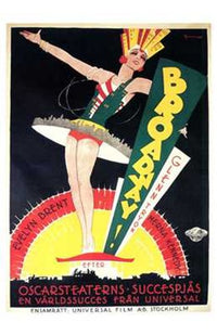 Broadway Movie Poster Print showcasing vibrant theatrical performance art.