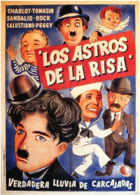 Los Astros De La Risa Movie Poster Print - Colorful comedy art