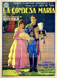 Condesa Maria Movie Poster Print featuring vibrant artwork