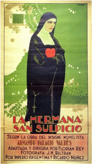 La Hermana San Sulpicio Movie Poster Print showcasing vibrant artwork.