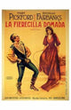 The Taming of the Shrew Movie Poster Print featuring classic Shakespearean imagery.