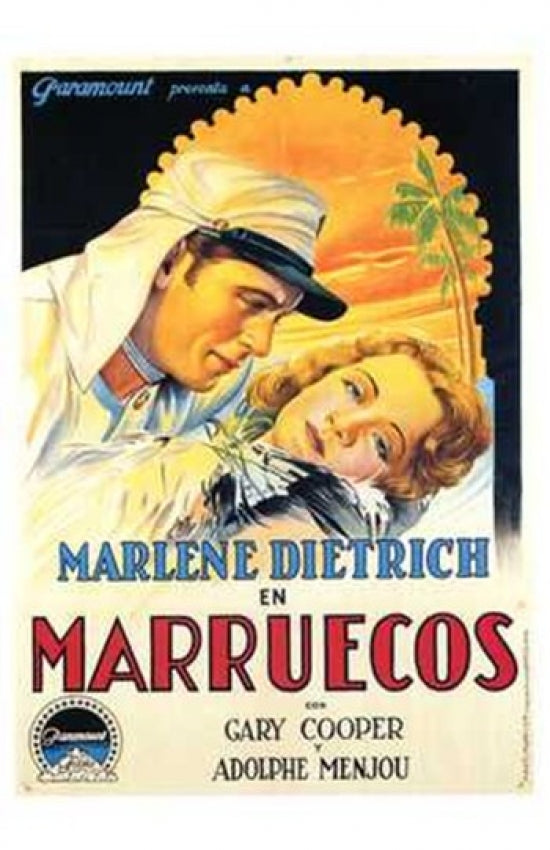 Morocco Movie Poster Print showcasing vibrant imagery and colors.