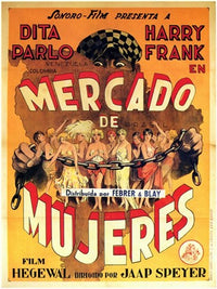 Mercado de Mujeres Movie Poster Print showcasing vibrant visuals.