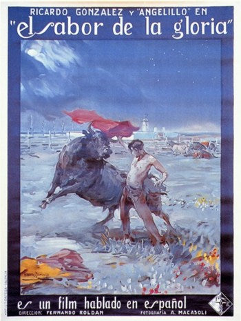 El Sabor de la Gloria Movie Poster Print showcasing vibrant colors and dramatic imagery.