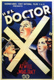 Doctor X Movie Poster Print depicting classic cinema horror.