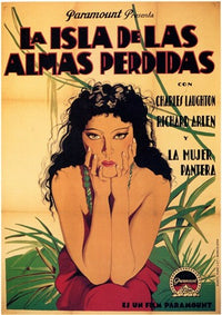 Island of Lost Souls Movie Poster featuring classic cinematic art.